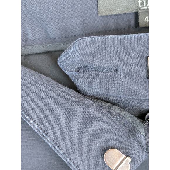 Tibi New York Pants Trousers Slim Ankle Career Office Work Navy Blue Size 4 - Picture 9 of 13